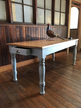 Solid Oak Refectory Table_1